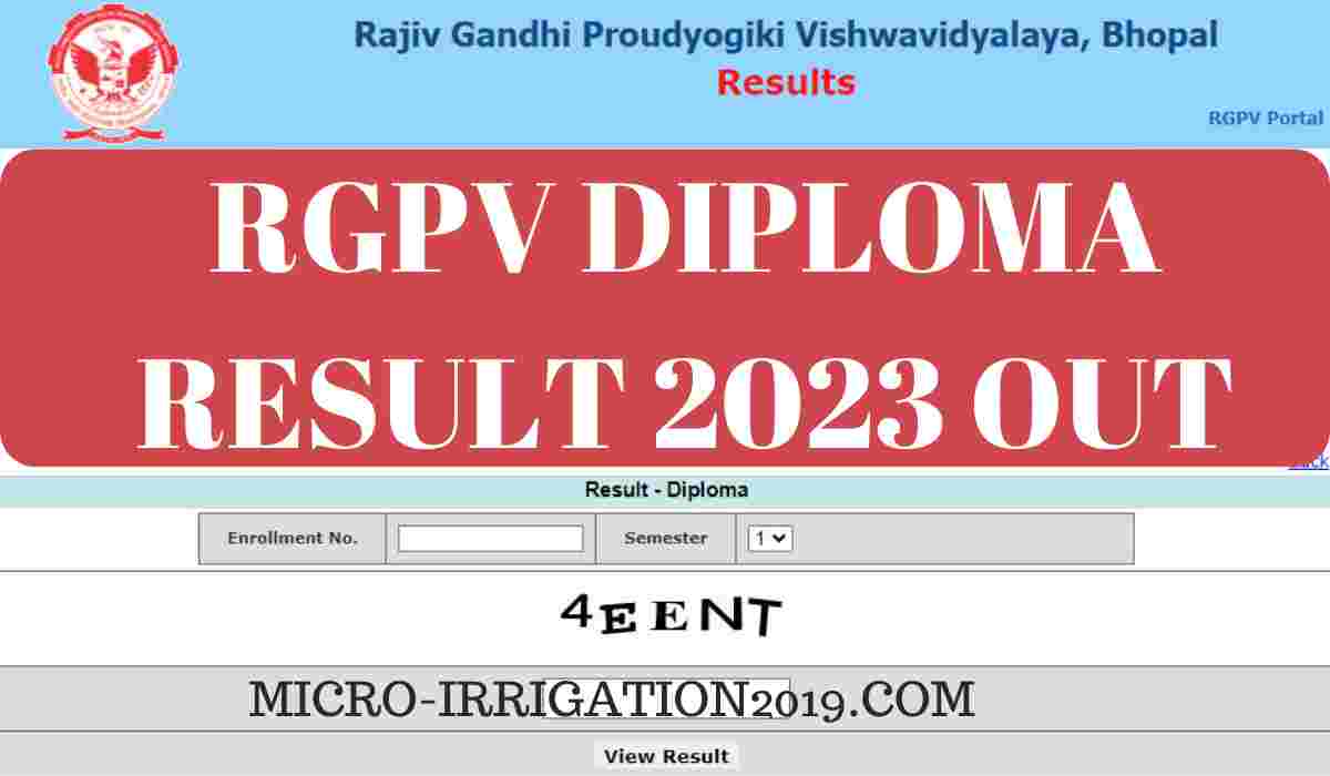 RGPV Diploma Result 2023