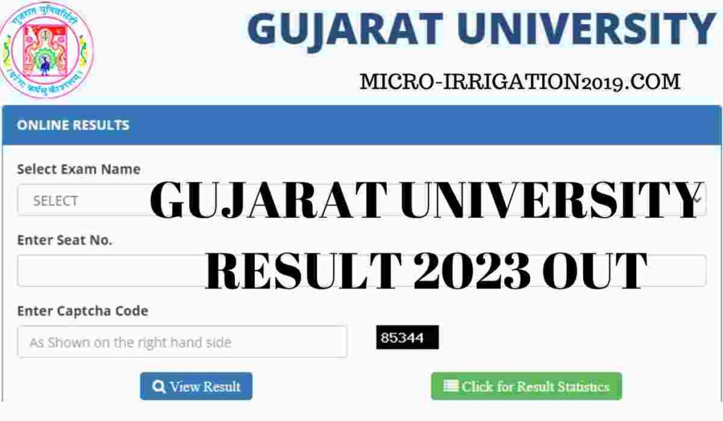 Gujarat University Result 2023