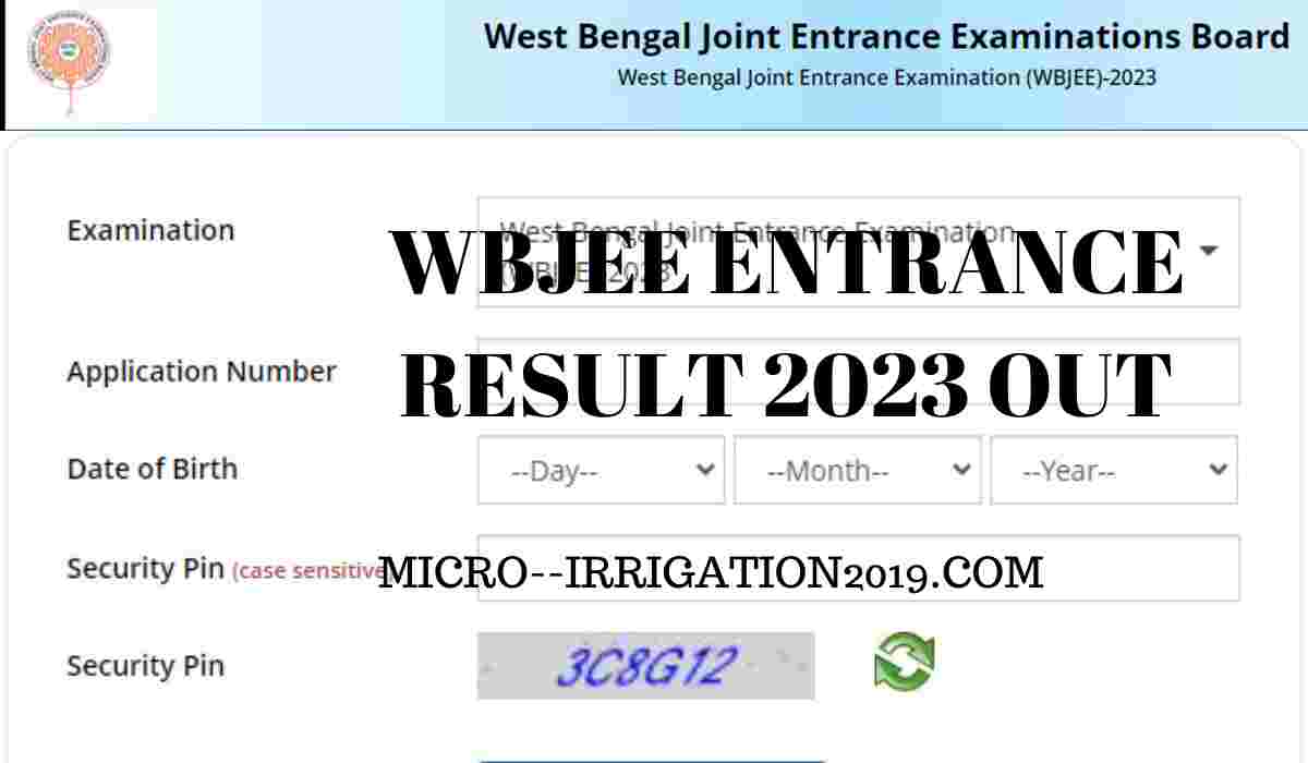 wbjeeb.nic.in Result 2023